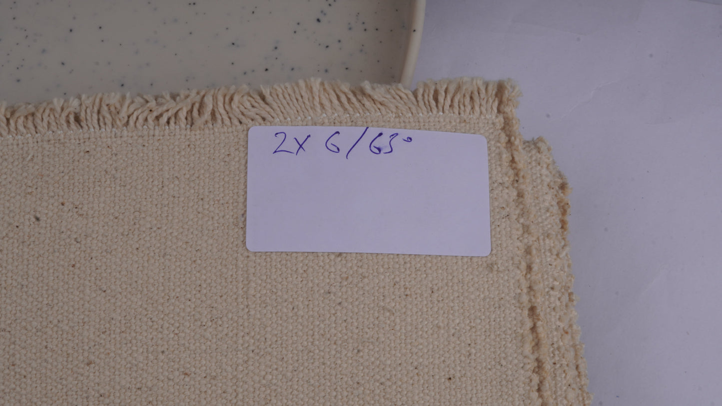 2x6/2x6 Canvas Cotton Fabric – 575 GSM | 60” Width | Heavy-Duty Industrial Grade